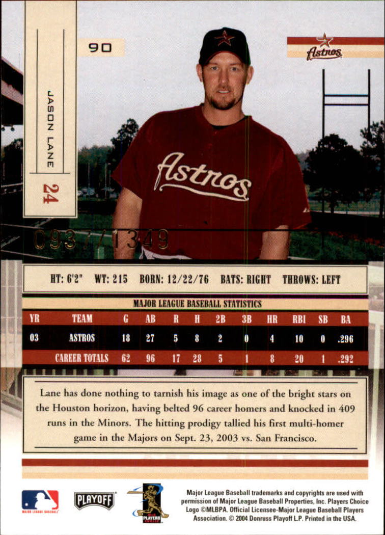 2004 Absolute Memorabilia Baseball "Main Set" Hobby Cards #1 to #250 - Picture 153 of 366