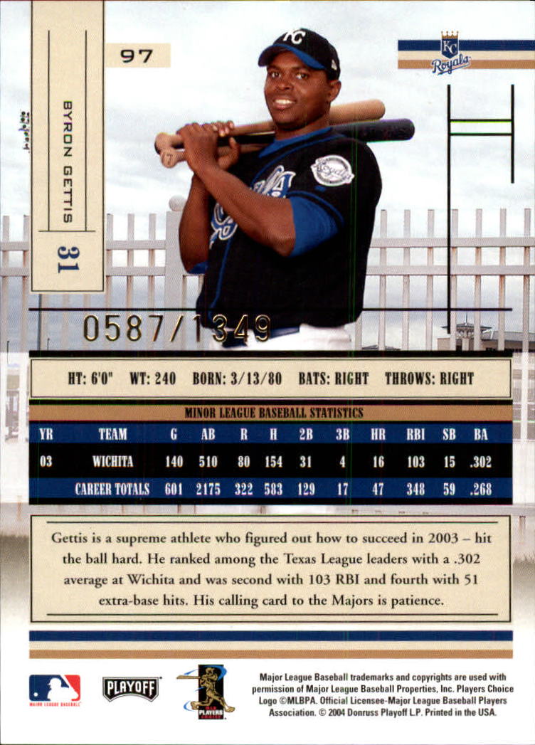 2004 Absolute Memorabilia Baseball "Main Set" Hobby Cards #1 to #250 - Picture 165 of 366