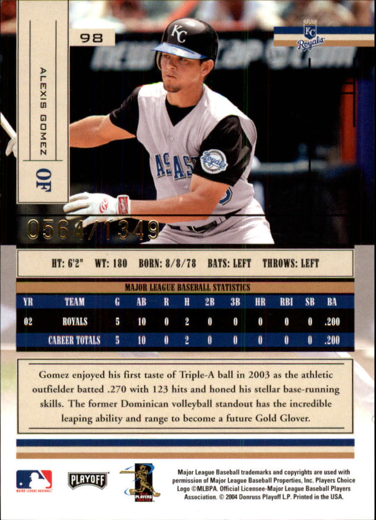 2004 Absolute Memorabilia Baseball "Main Set" Hobby Cards #1 to #250 - Picture 167 of 366
