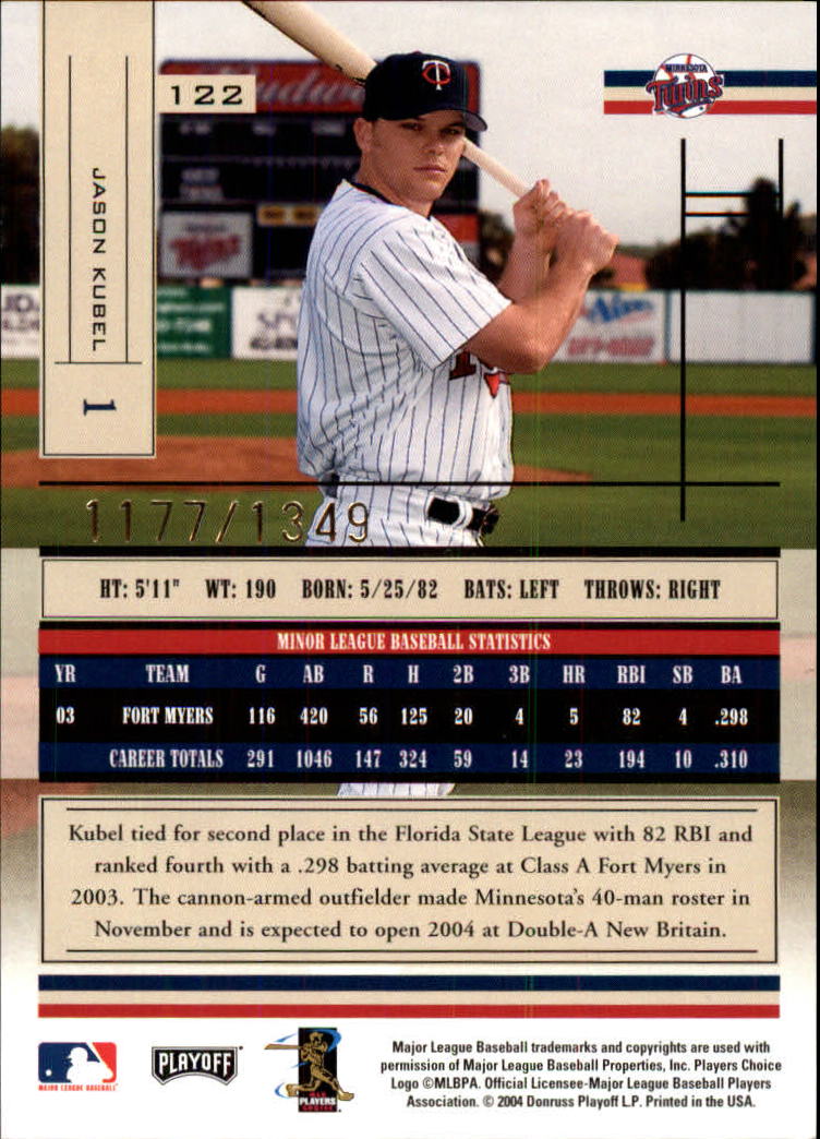 2004 Absolute Memorabilia Baseball "Main Set" Hobby Cards #1 to #250 - Picture 209 of 366