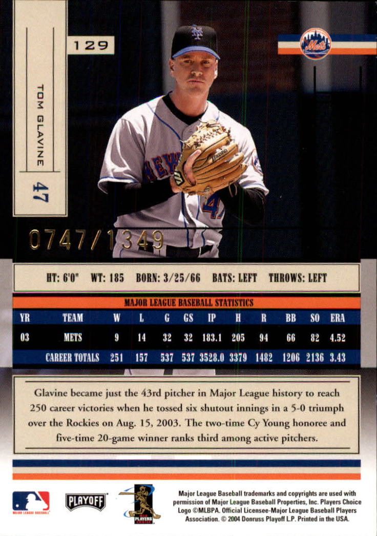 2004 Absolute Memorabilia Baseball "Main Set" Hobby Cards #1 to #250 - Picture 223 of 366