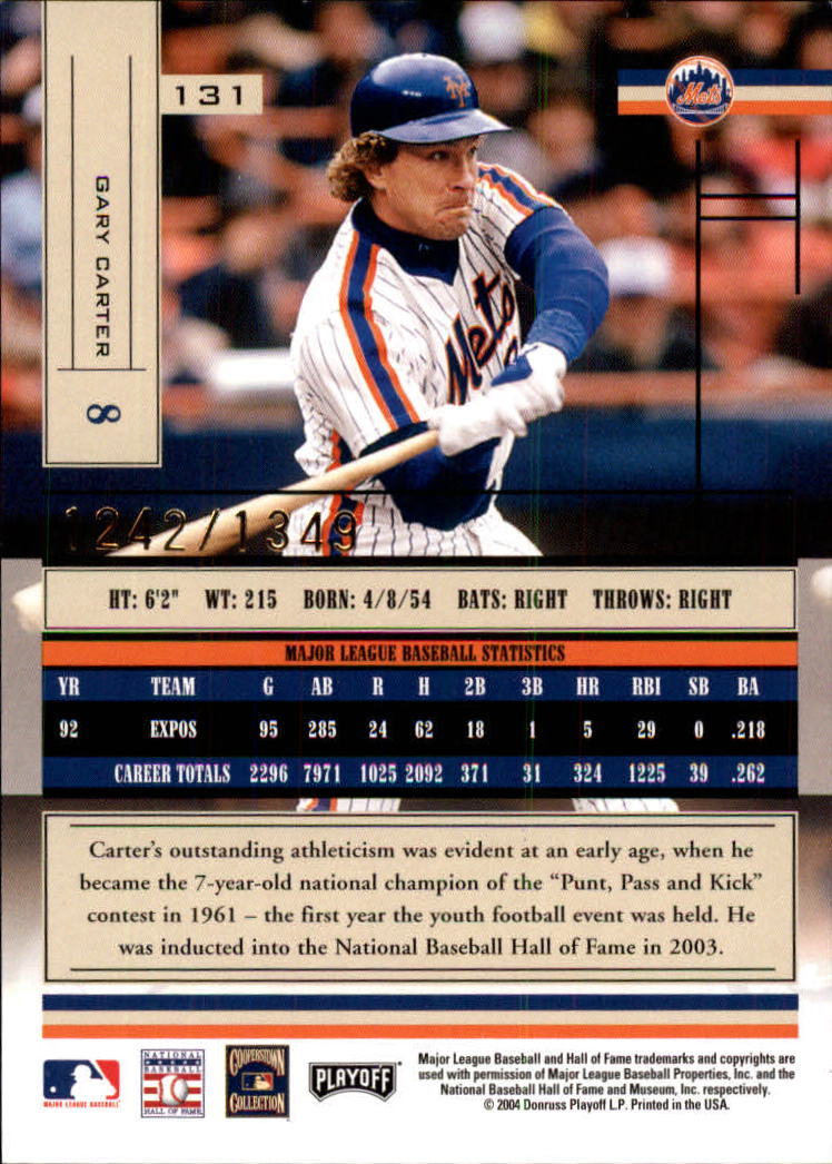 2004 Absolute Memorabilia Baseball "Main Set" Hobby Cards #1 to #250 - Picture 227 of 366