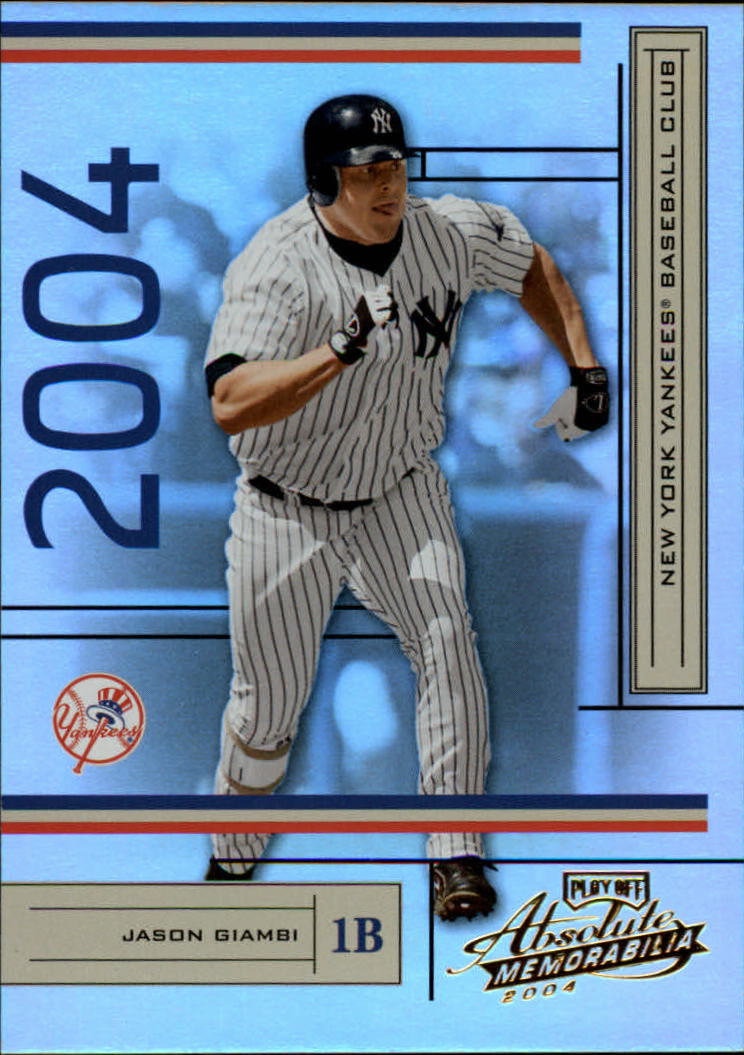 2004 Absolute Memorabilia Baseball "Main Set" Hobby Cards #1 to #250 - Picture 236 of 366