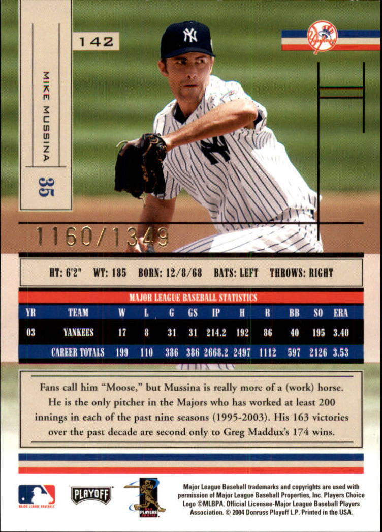 2004 Absolute Memorabilia Baseball "Main Set" Hobby Cards #1 to #250 - Picture 247 of 366
