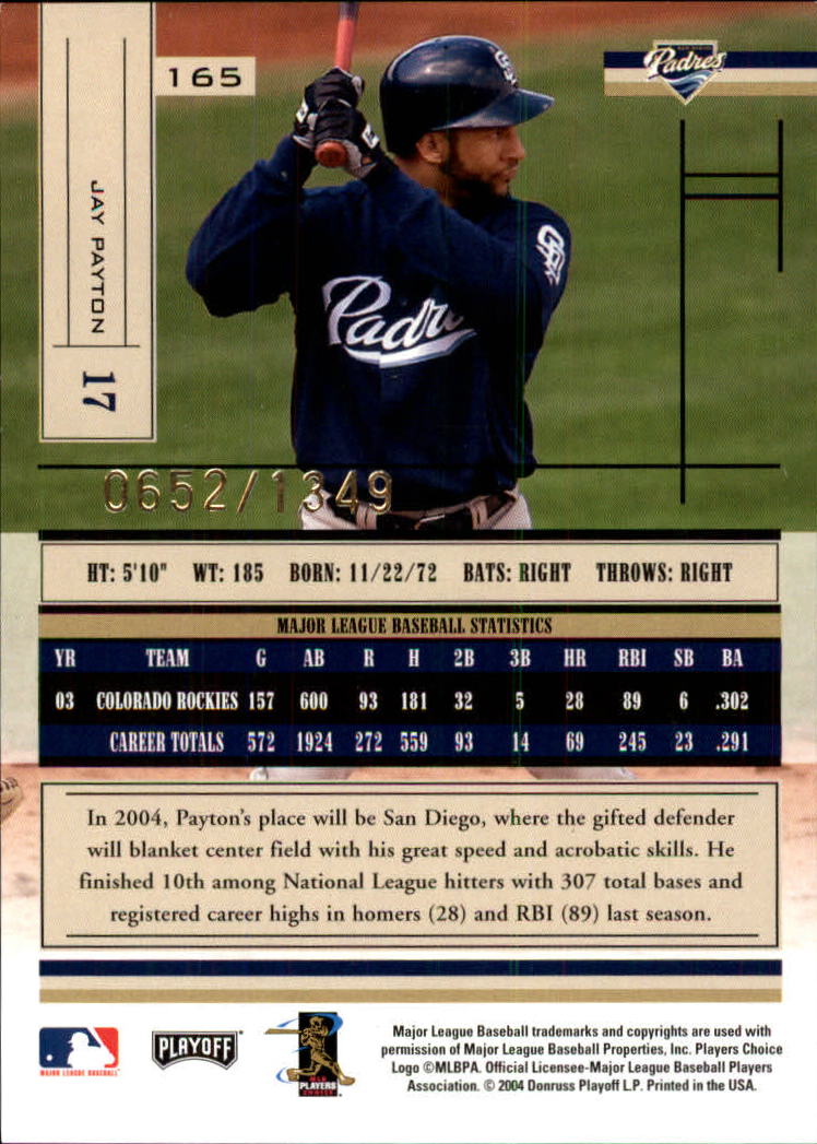 2004 Absolute Memorabilia Baseball "Main Set" Hobby Cards #1 to #250 - Picture 287 of 366