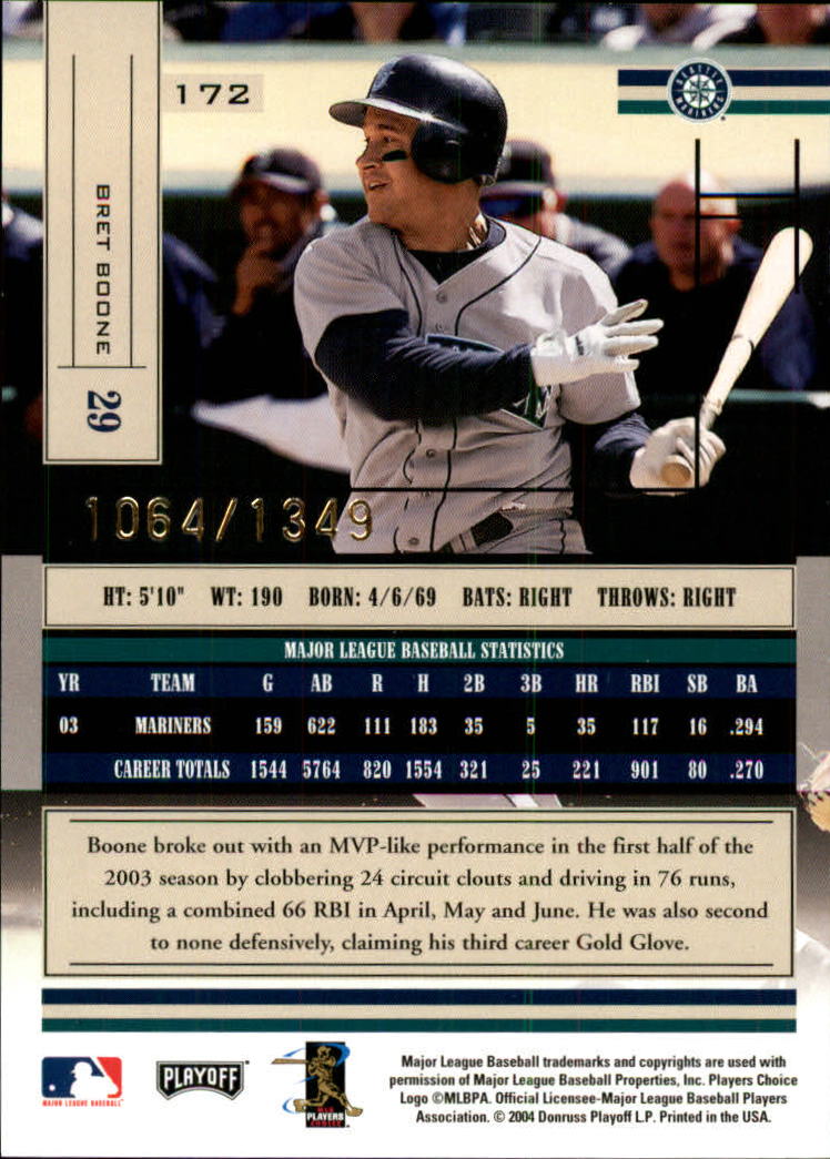 2004 Absolute Memorabilia Baseball "Main Set" Hobby Cards #1 to #250 - Picture 299 of 366