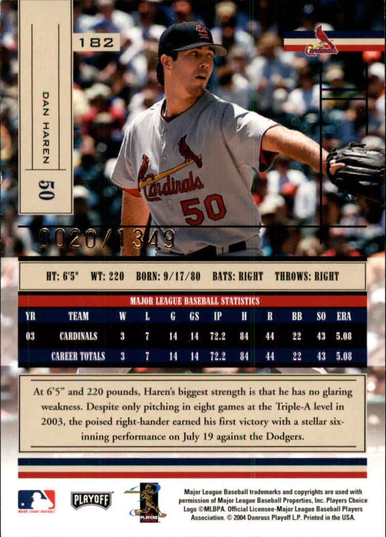 2004 Absolute Memorabilia Baseball "Main Set" Hobby Cards #1 to #250 - Picture 319 of 366
