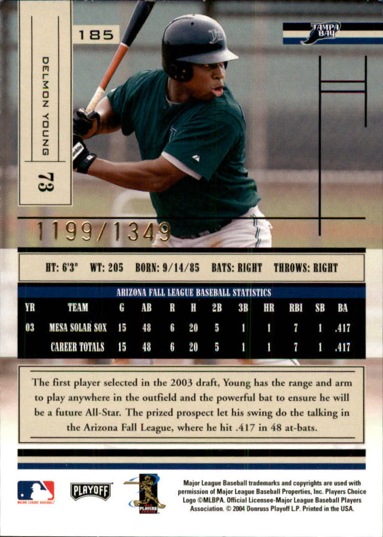 2004 Absolute Memorabilia Baseball "Main Set" Hobby Cards #1 to #250 - Picture 325 of 366
