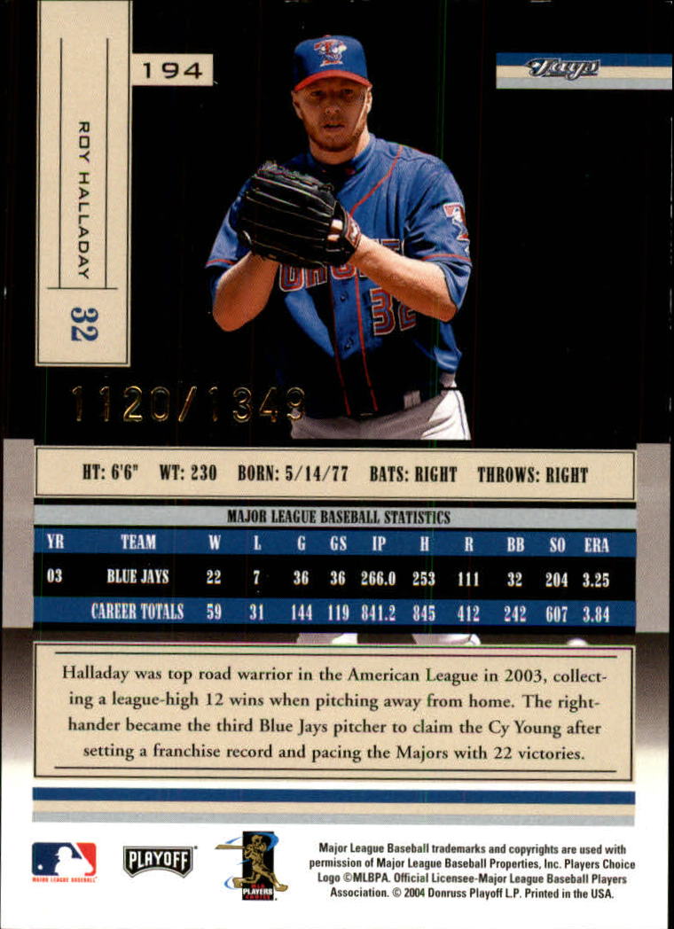 2004 Absolute Memorabilia Baseball "Main Set" Hobby Cards #1 to #250 - Picture 341 of 366