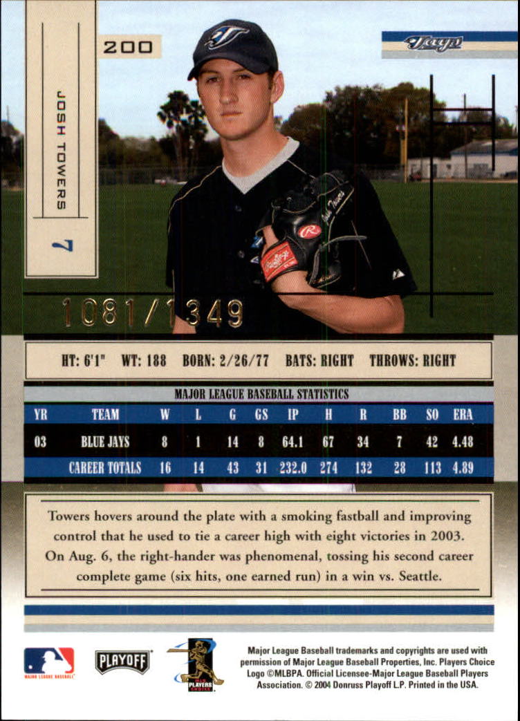 2004 Absolute Memorabilia Baseball "Main Set" Hobby Cards #1 to #250 - Picture 353 of 366
