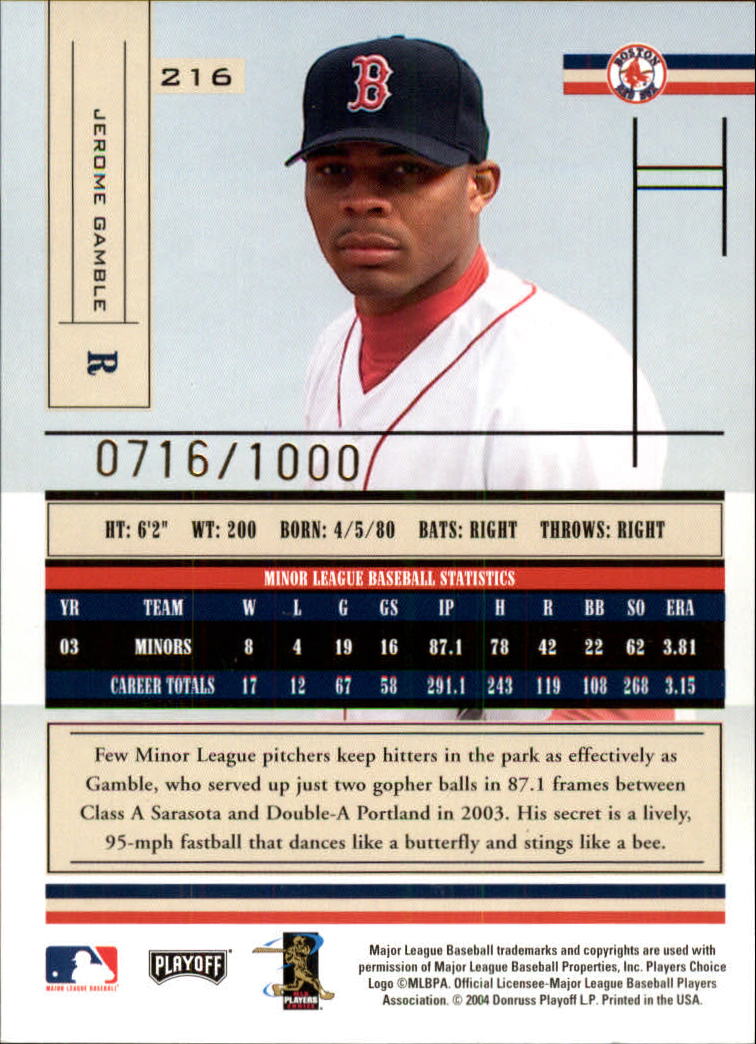2004 Absolute Memorabilia Baseball "Main Set" Hobby Cards #1 to #250 - Picture 357 of 366