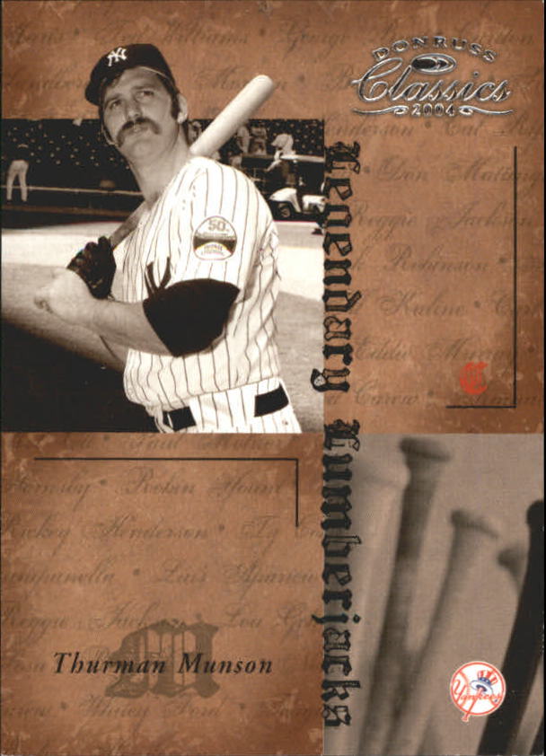 Tarjetas ""insertar e insertar paralelas"" de béisbol Donruss Classics 2004 - Imagen 42 de 123