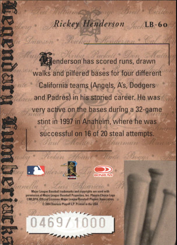 Tarjetas ""insertar e insertar paralelas"" de béisbol Donruss Classics 2004 - Imagen 65 de 123