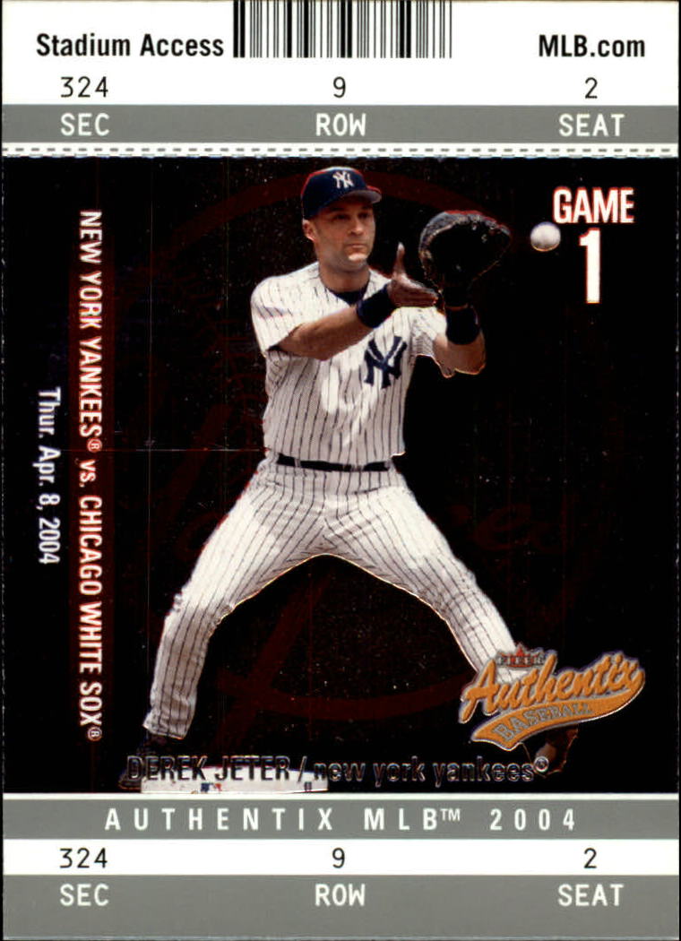 2004 Fleer Authentix Baseball "Main Set" Cards - Picture 4 of 199