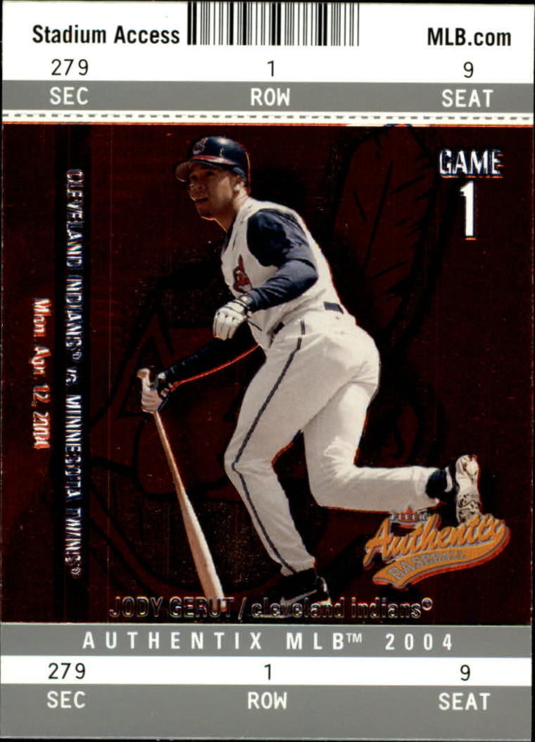 2004 Fleer Authentix Baseball "Main Set" Cards - Picture 6 of 199
