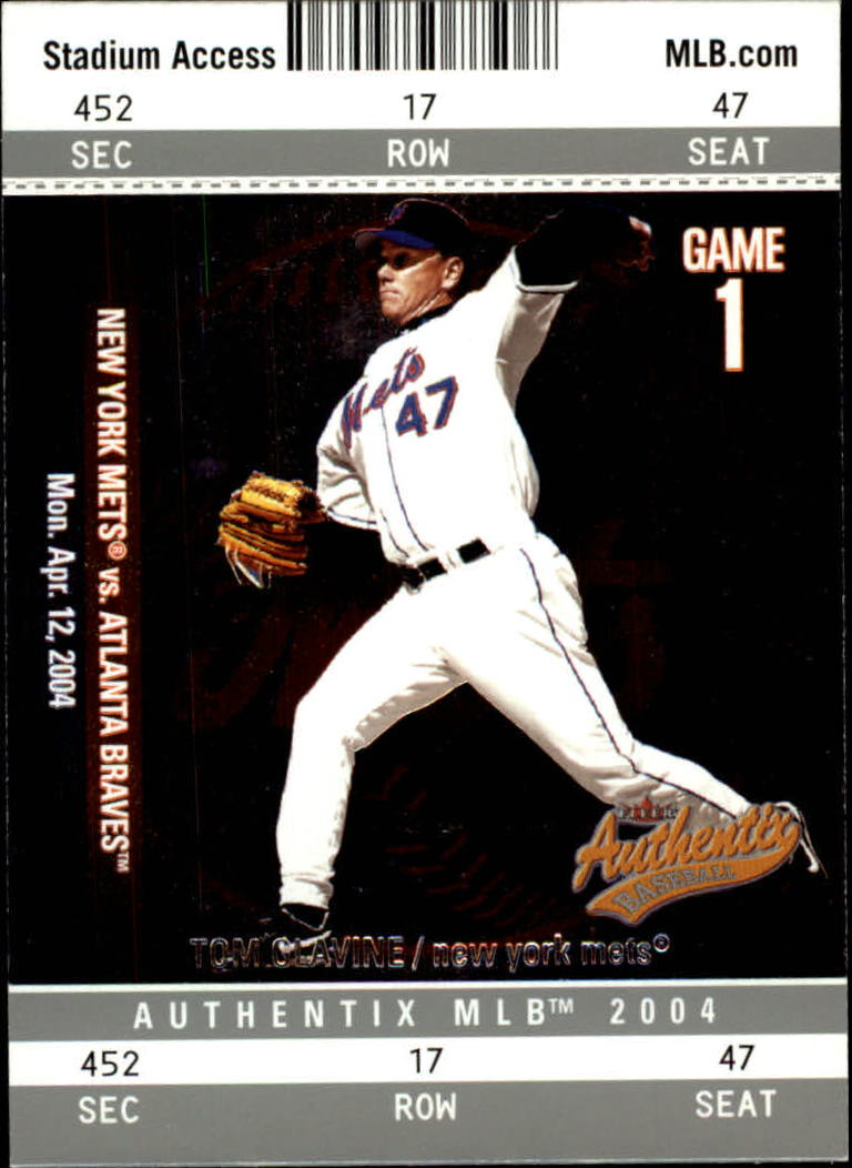 2004 Fleer Authentix Baseball "Main Set" Cards - Picture 10 of 199