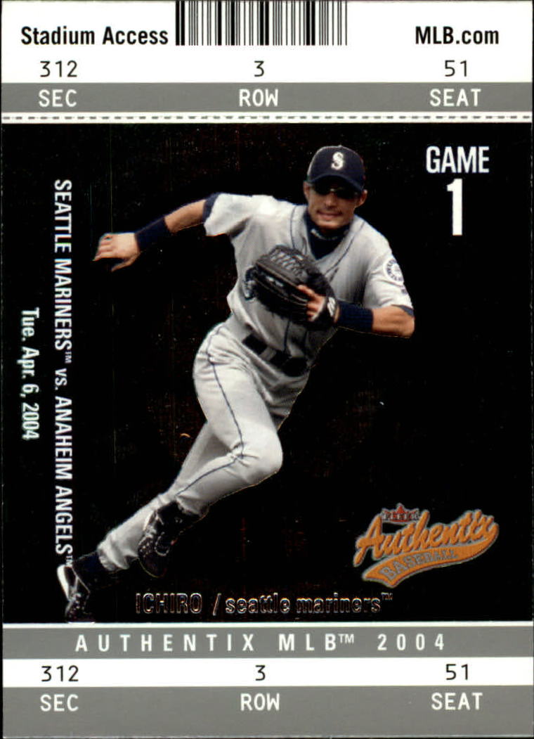 2004 Fleer Authentix Baseball "Main Set" Cards - Picture 14 of 199