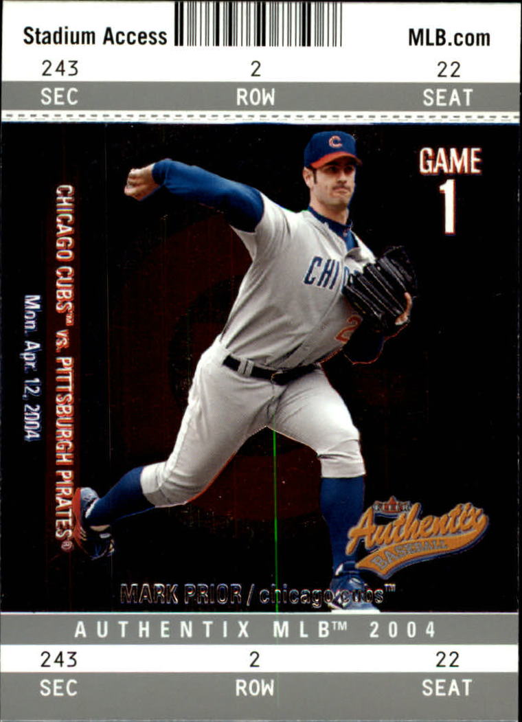 2004 Fleer Authentix Baseball "Main Set" Cards - Picture 18 of 199