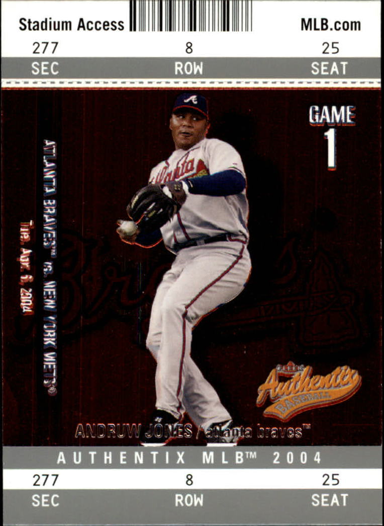 2004 Fleer Authentix Baseball "Main Set" Cards - Picture 30 of 199