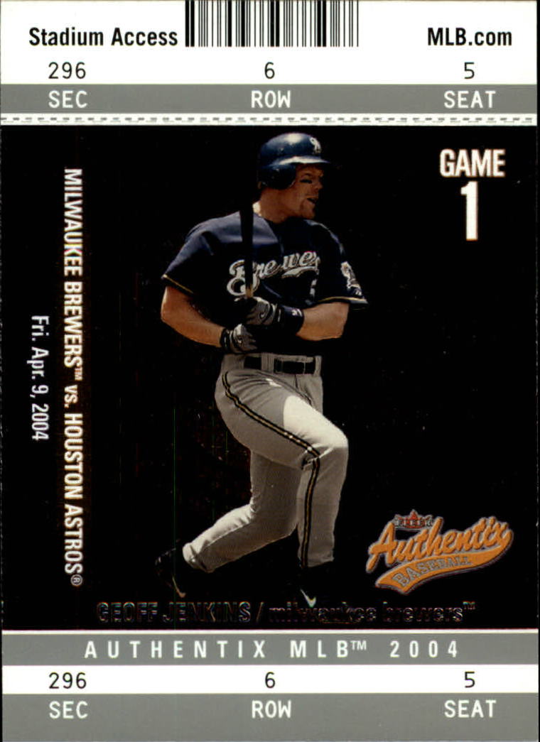 2004 Fleer Authentix Baseball "Main Set" Cards - Picture 48 of 199