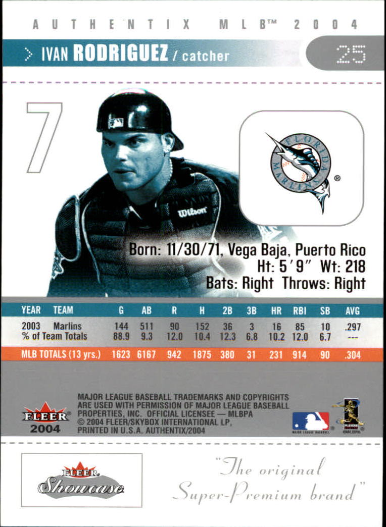 2004 Fleer Authentix Baseball "Main Set" Cards - Picture 51 of 199