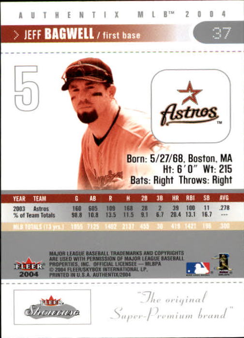 2004 Fleer Authentix Baseball "Main Set" Cards - Picture 73 of 199
