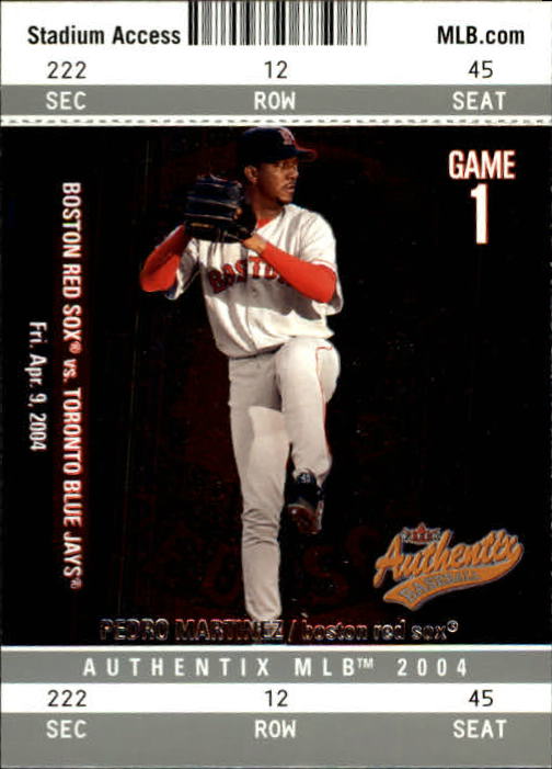 2004 Fleer Authentix Baseball "Main Set" Cards - Picture 90 of 199