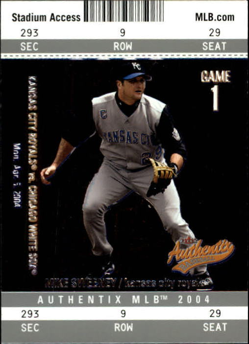 2004 Fleer Authentix Baseball "Main Set" Cards - Picture 94 of 199