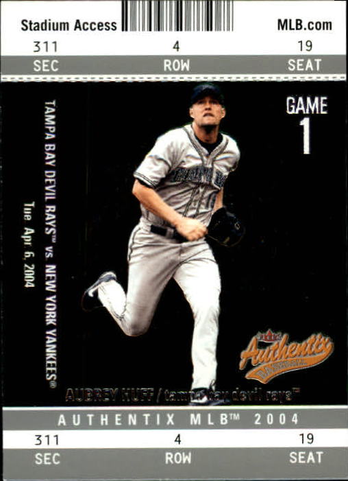2004 Fleer Authentix Baseball "Main Set" Cards - Picture 126 of 199