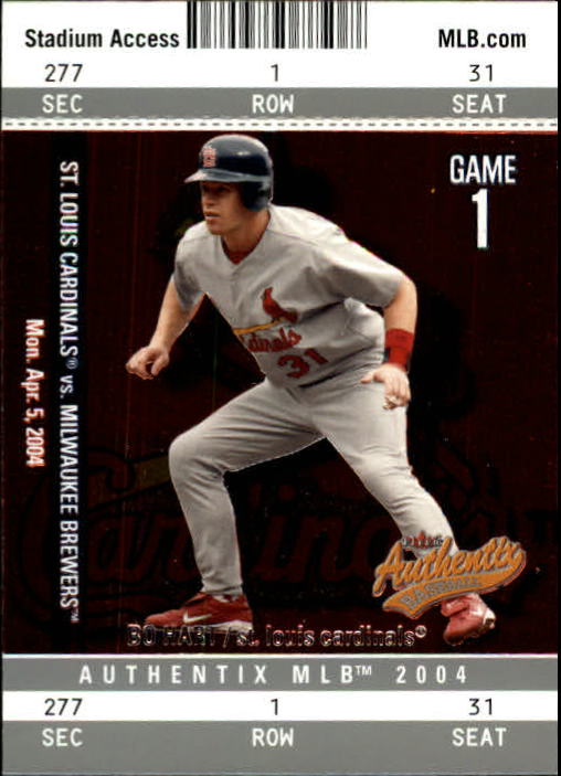 2004 Fleer Authentix Baseball "Main Set" Cards - Picture 132 of 199