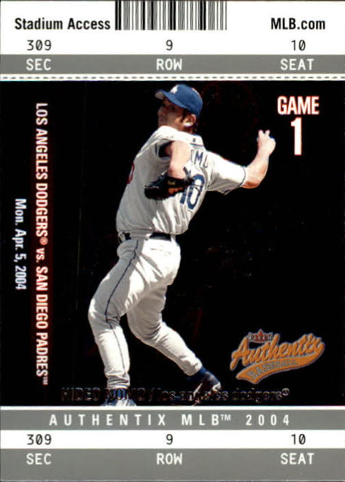 2004 Fleer Authentix Baseball "Main Set" Cards - Picture 134 of 199
