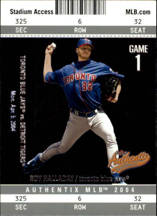 2004 Fleer Authentix Baseball "Main Set" Cards - Picture 142 of 199