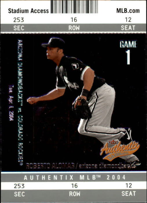 2004 Fleer Authentix Baseball "Main Set" Cards - Picture 146 of 199