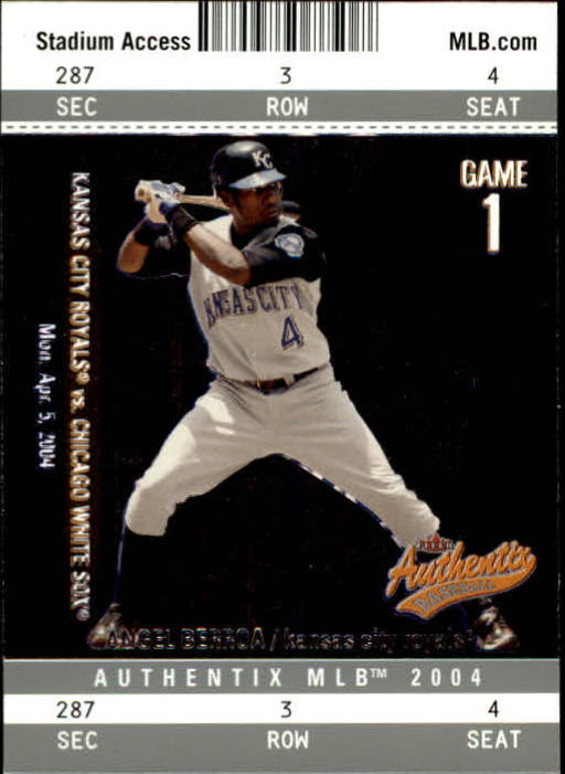 2004 Fleer Authentix Baseball "Main Set" Cards - Picture 154 of 199