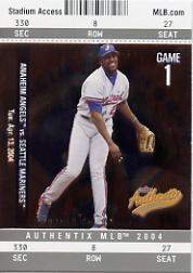 2004 Fleer Authentix Baseball "Main Set" Cards - Picture 182 of 199