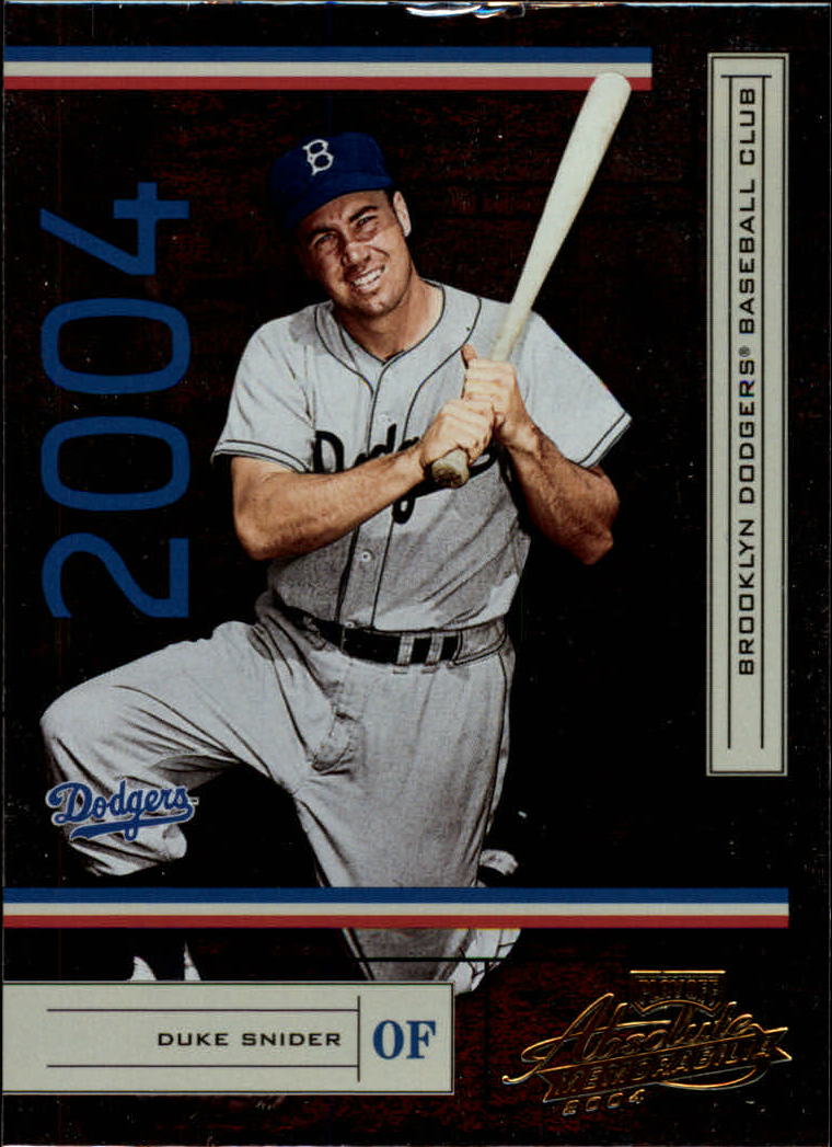 2004 Absolute Memorabilia Retail Baseball Card Pick