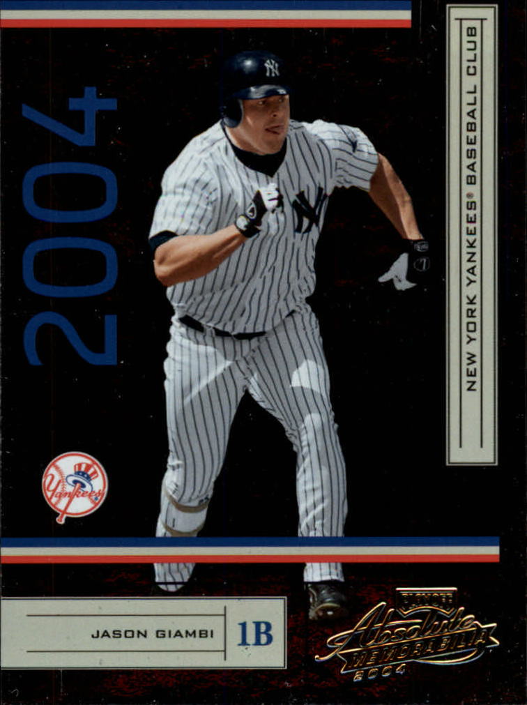 2004 Absolute Memorabilia Retail Baseball Card Pick