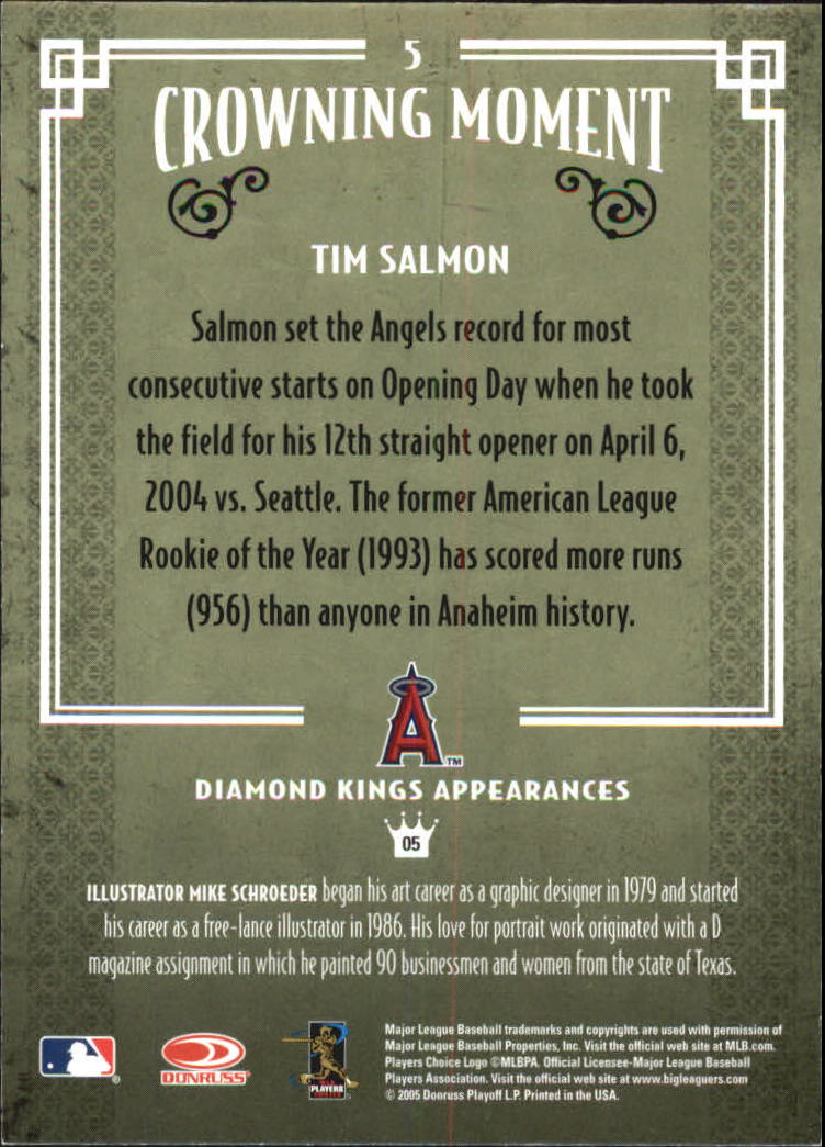 thumbnail 9  - 2005 Diamond Kings Framed Red Baseball Card Pick