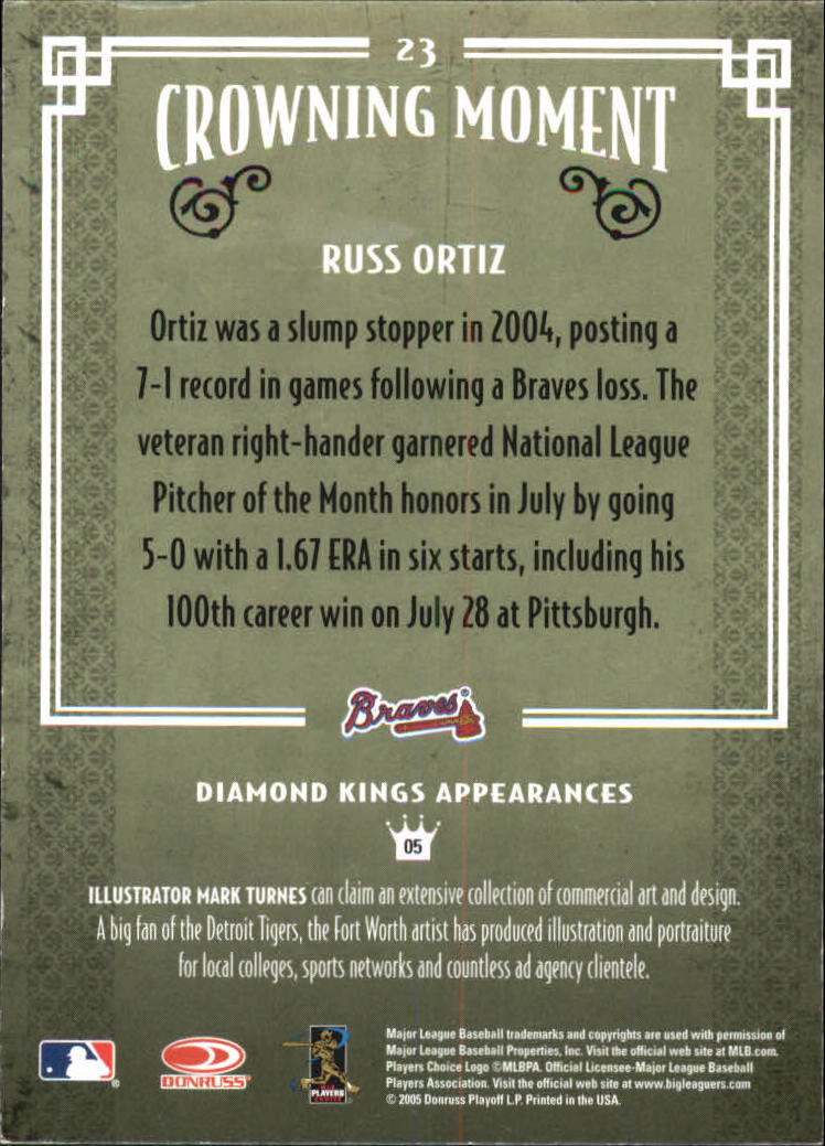 thumbnail 25  - 2005 Diamond Kings Framed Red Baseball Card Pick