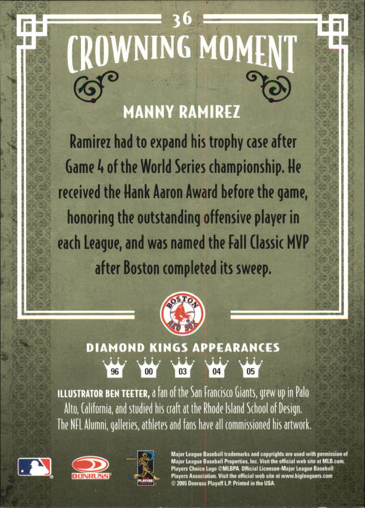 thumbnail 31  - 2005 Diamond Kings Framed Red Baseball Card Pick