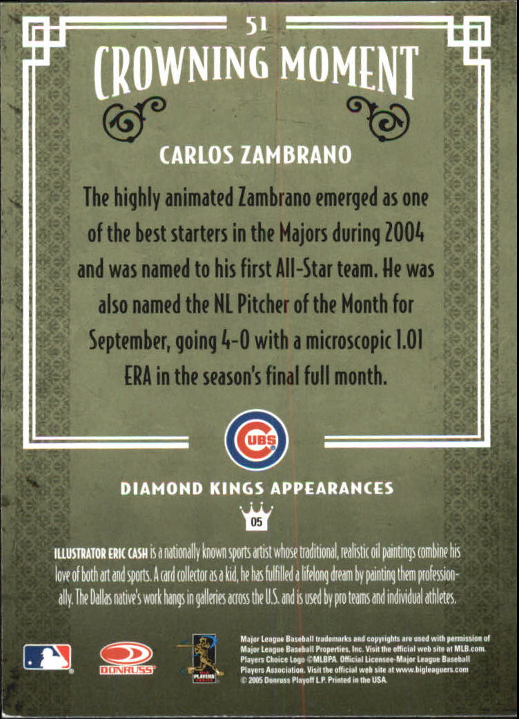 thumbnail 41  - 2005 Diamond Kings Framed Red Baseball Card Pick