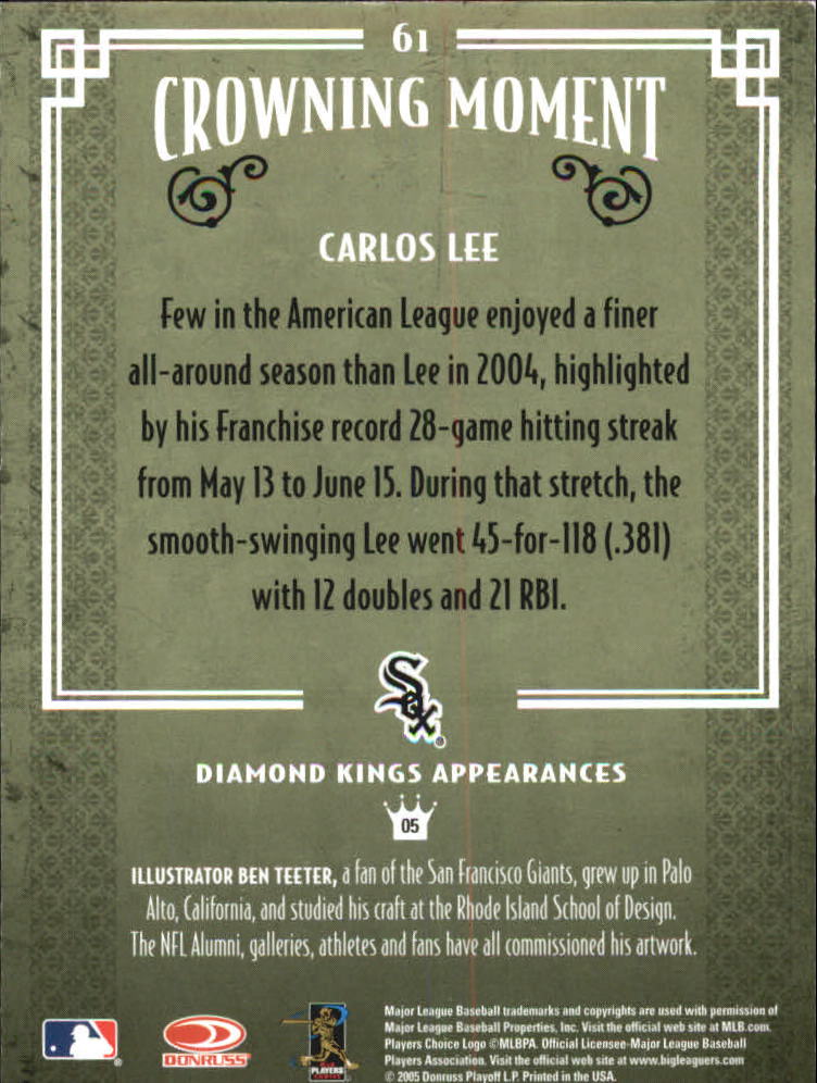 thumbnail 49  - 2005 Diamond Kings Framed Red Baseball Card Pick