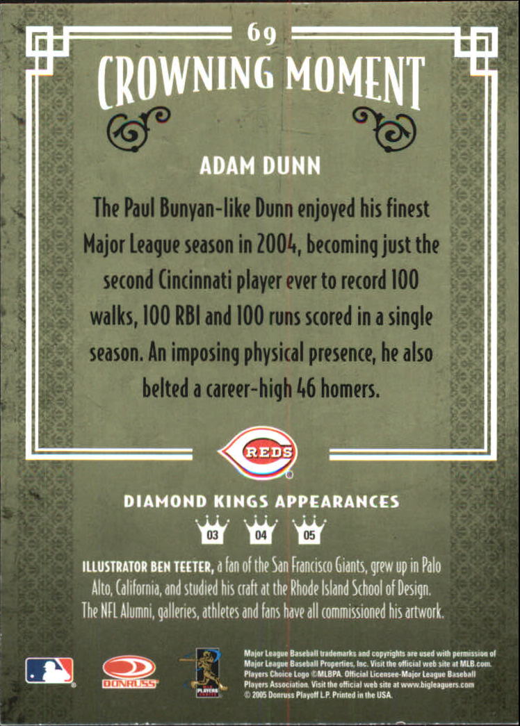 thumbnail 53  - 2005 Diamond Kings Framed Red Baseball Card Pick