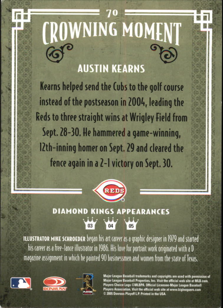 thumbnail 55  - 2005 Diamond Kings Framed Red Baseball Card Pick