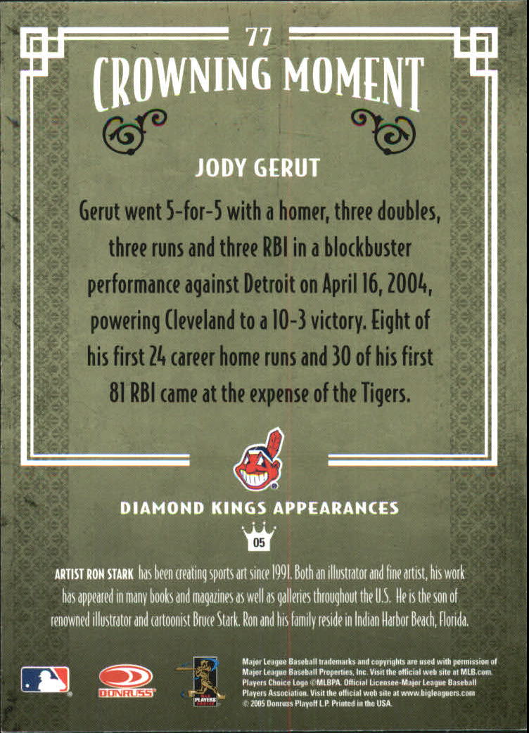 thumbnail 59  - 2005 Diamond Kings Framed Red Baseball Card Pick