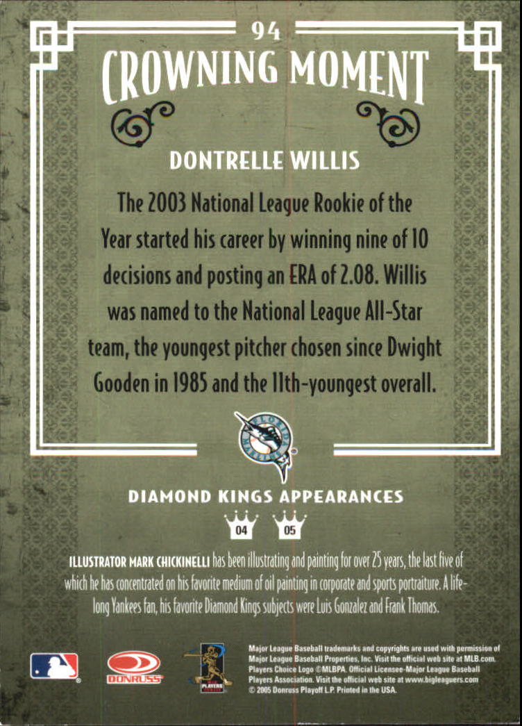 thumbnail 71  - 2005 Diamond Kings Framed Red Baseball Card Pick