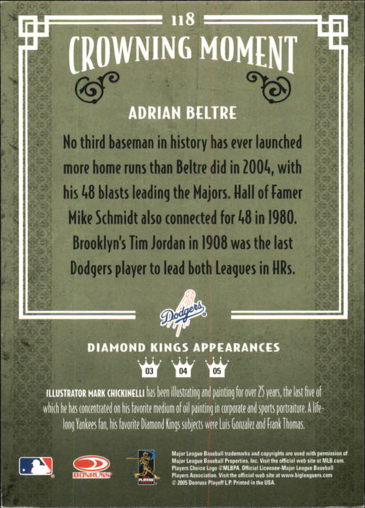 thumbnail 87  - 2005 Diamond Kings Framed Red Baseball Card Pick