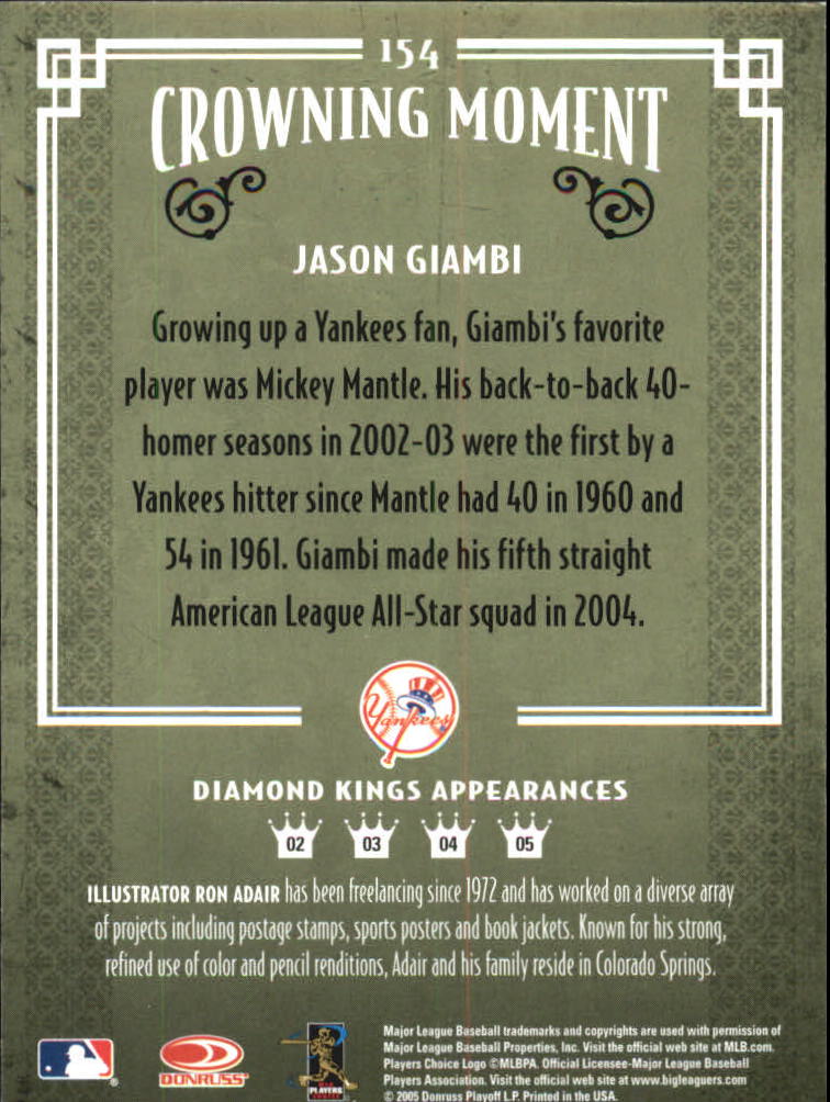 thumbnail 103  - 2005 Diamond Kings Framed Red Baseball Card Pick