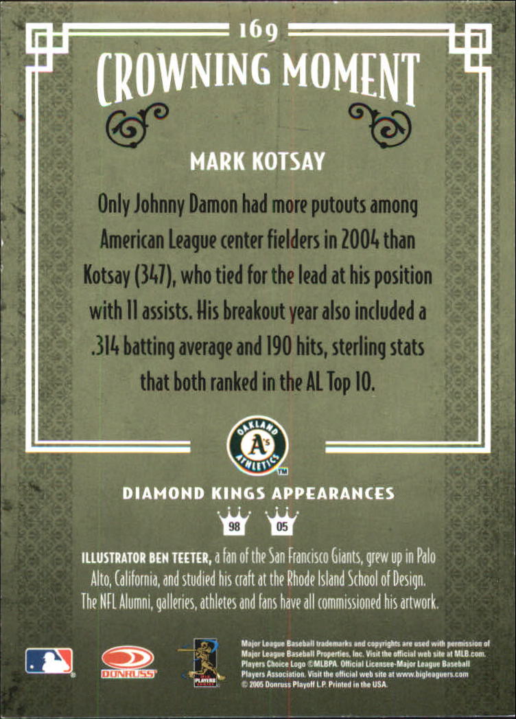 thumbnail 119  - 2005 Diamond Kings Framed Red Baseball Card Pick