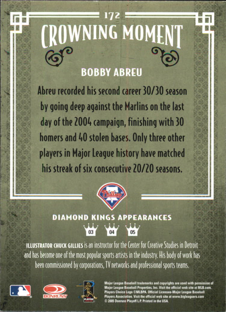 thumbnail 121  - 2005 Diamond Kings Framed Red Baseball Card Pick